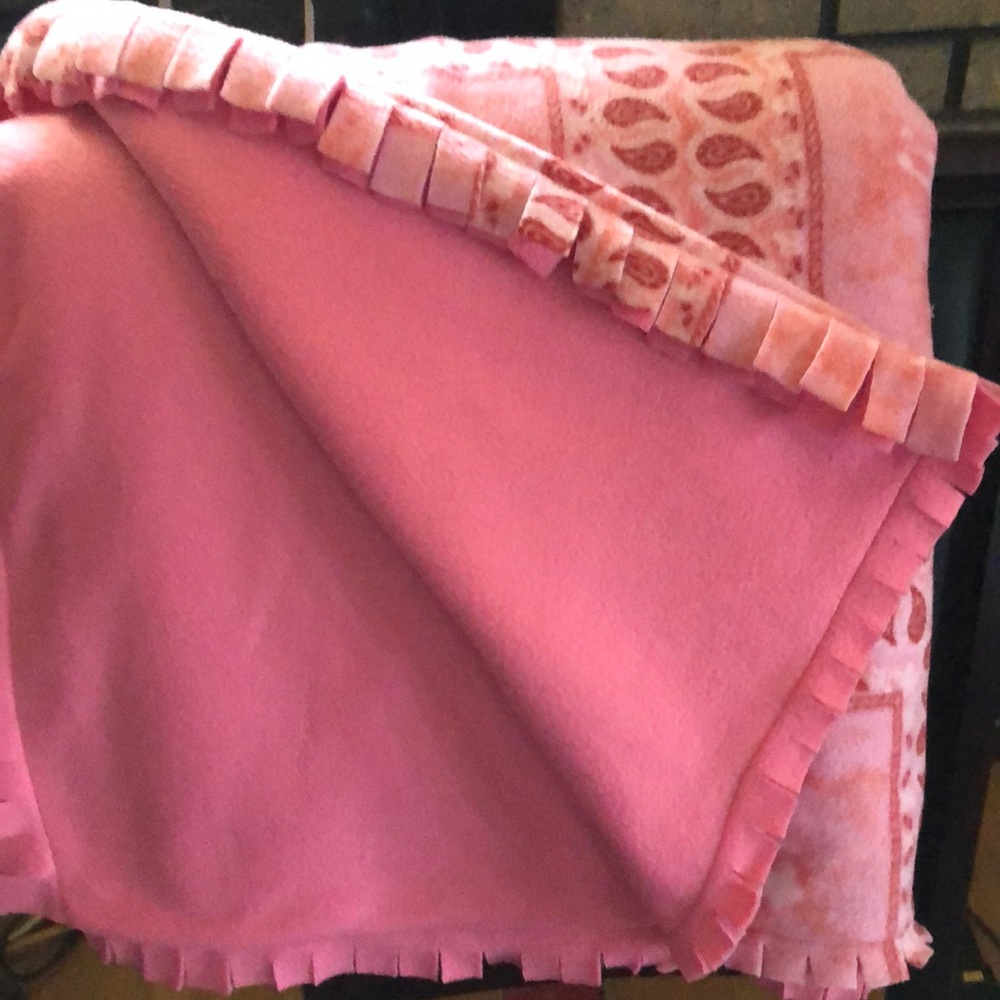 Pink Cowgirl throw - Picture 2 of 3